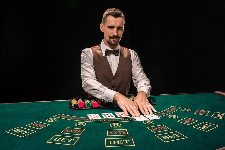 Live dealer blackjack table